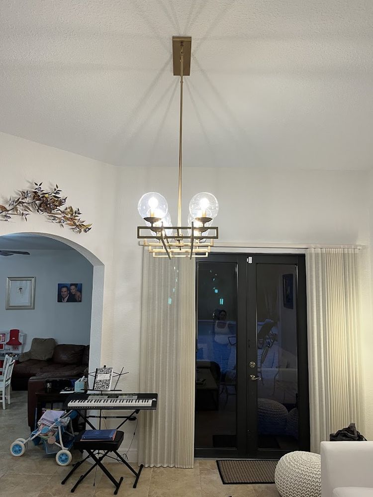 Lighting Installs for KRW Electric in Miami Beach, FL