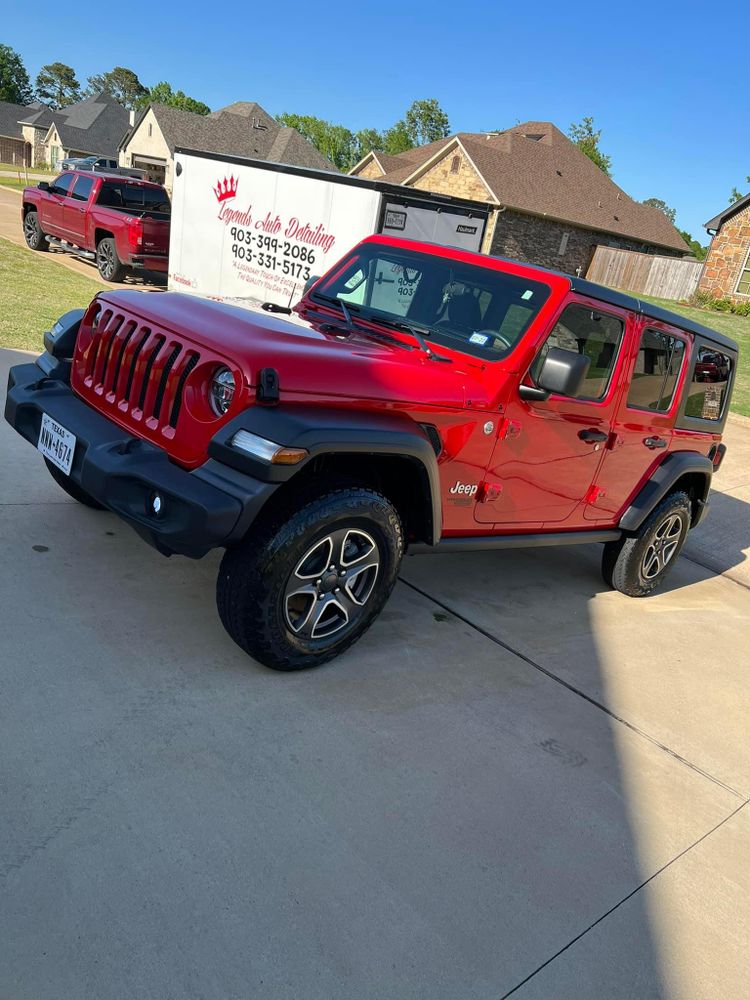 Interior Detailing for Legends Auto Detailing in Hallsville, TX