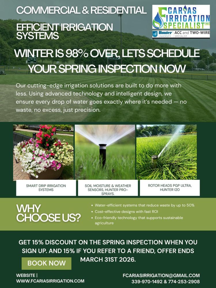 All Photos for F Carias Irrigation Specialist INC in Southborough, MA