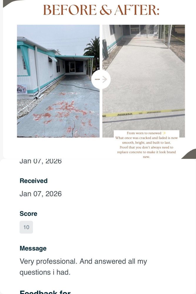 All Photos for All Phases Decorative Concrete in Sebring, FL