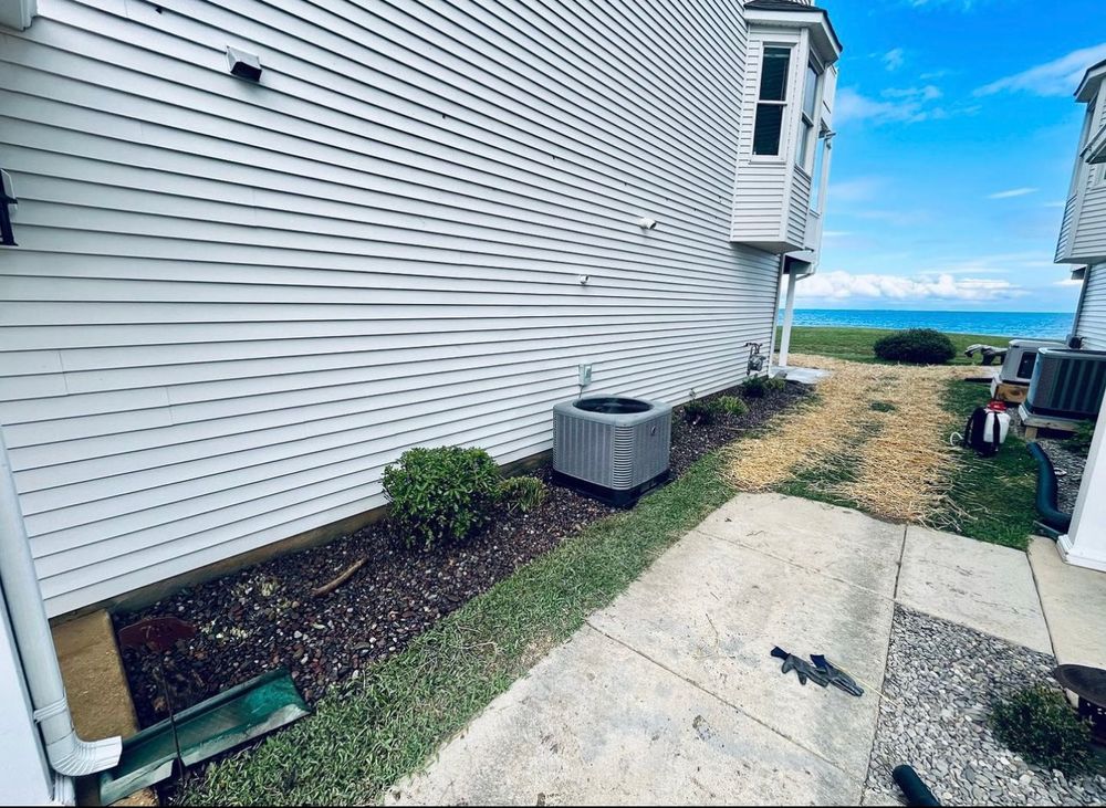 Our Rock Install service offers professional placement of decorative rocks in your outdoor space to enhance the overall aesthetic appeal and functionality of your landscaping design, adding long-lasting beauty to your home. for Nate's Property Maintenance LLC  in Lusby, MD