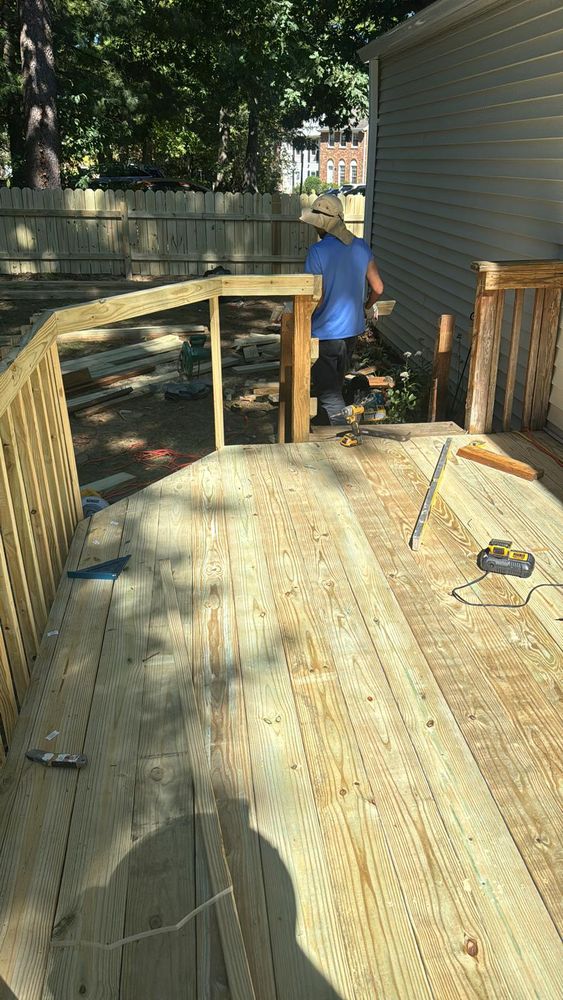 Deck and Fence for G and J Home Improvement LLC in Alexandria, VA