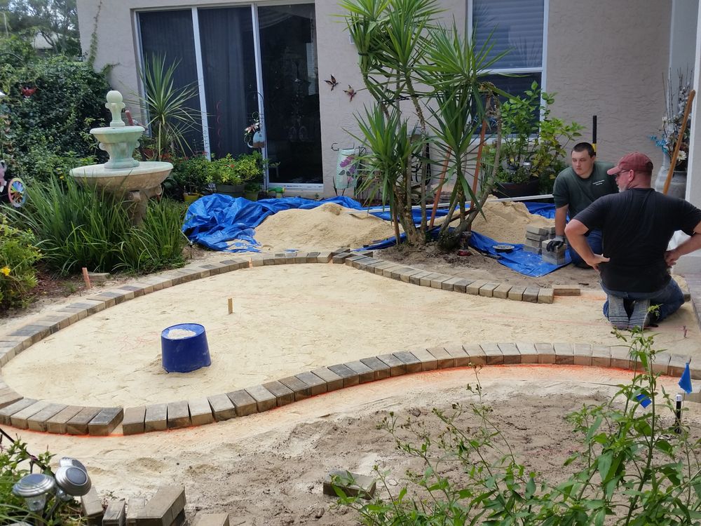 Patio Design for Landscape Renovators Inc. Michael Bombly in Lecanto, FL