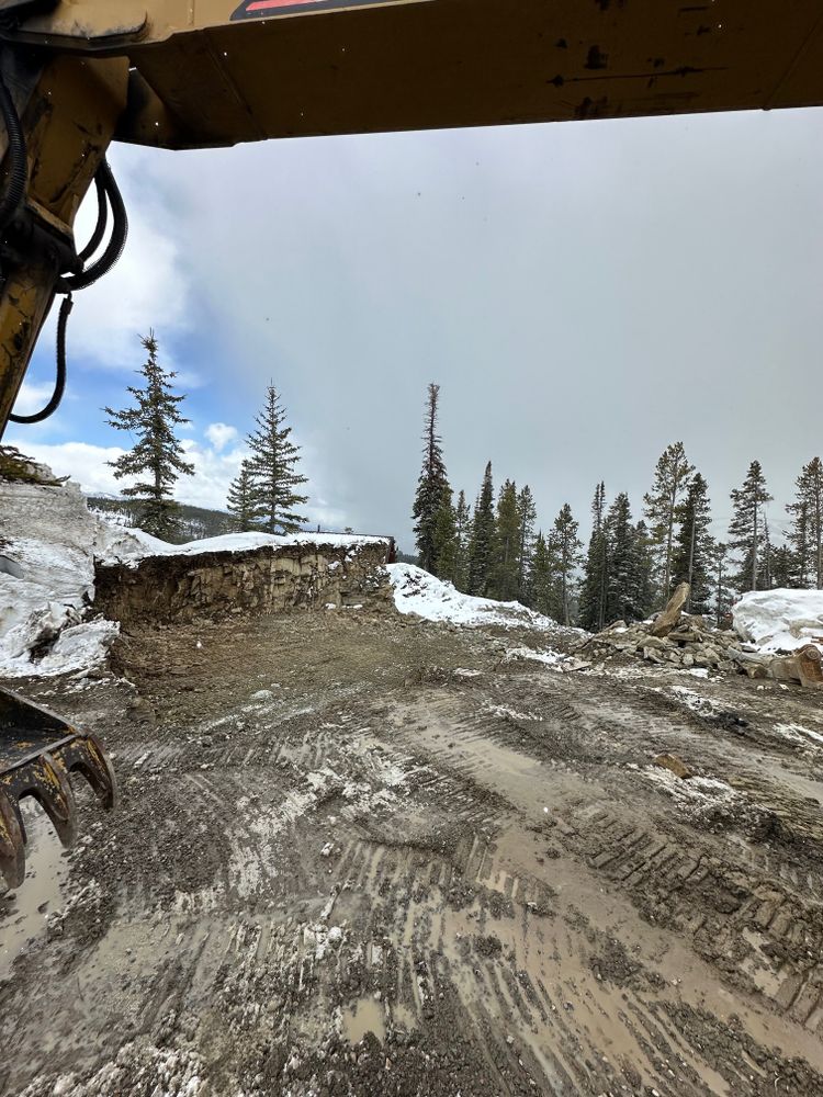 Dirt Work for R&H Homes in Bozeman, MT
