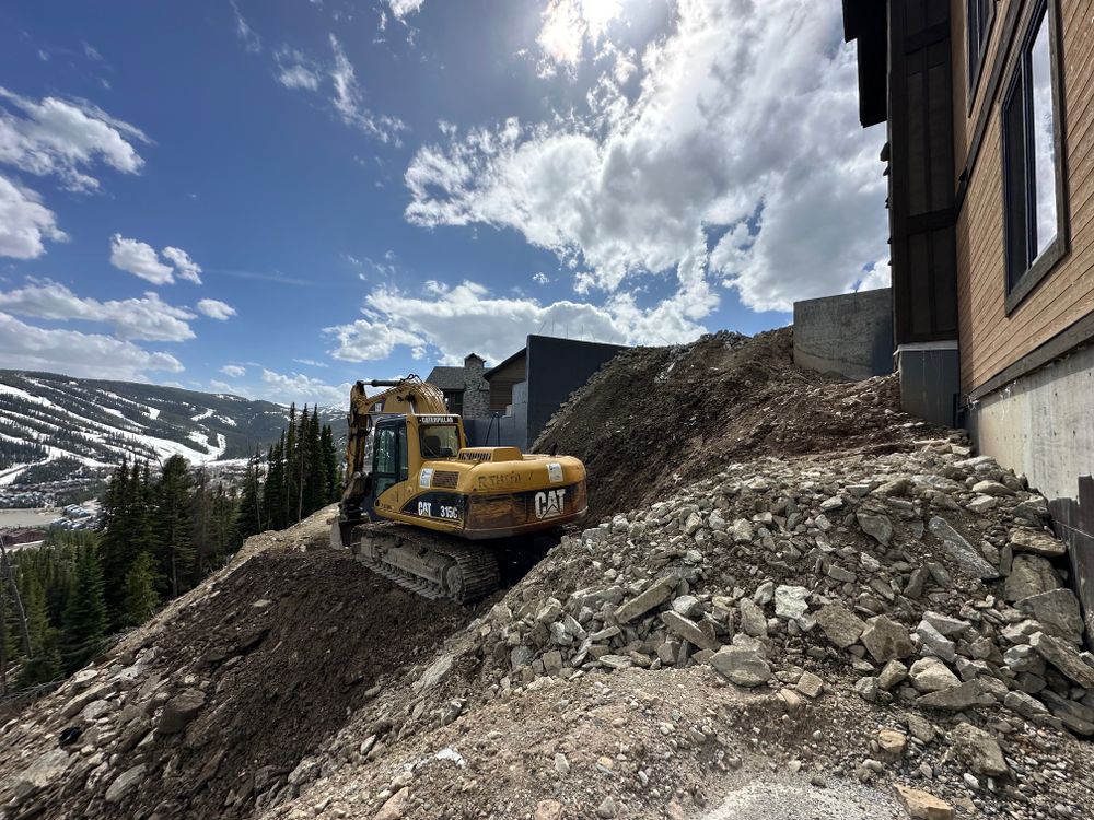 Dirt Work for R&H Homes in Bozeman, MT