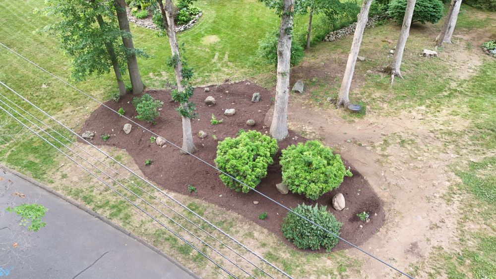 Landscape & Bed Design for Ace Landscaping in Trumbull, CT