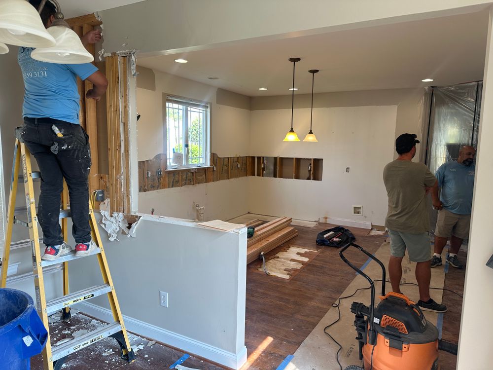 Parkside - deck & kitchen for Thomas J. Gorman Construction in Middletown, DE