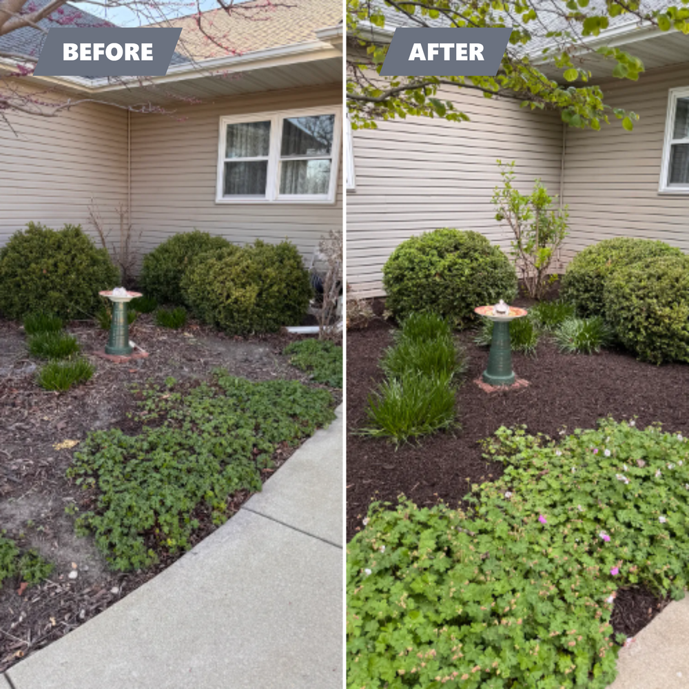 Before & After for H&L Lawn Care LLC in Twin Lakes, WI