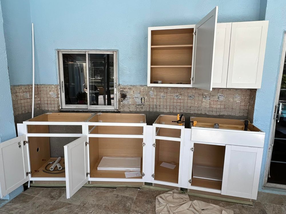 Transform your kitchen with our expert cabinet refinishing service, offering high-quality painting and staining to breathe new life into your space, enhancing beauty and durability without the cost of full renovation. for Precision 247 in Spring Hill, FL
