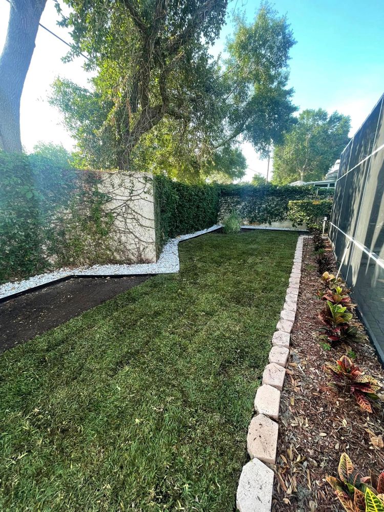 Enhance your lawn with our professional sod installation, ensuring a lush, green landscape. Our comprehensive service includes expert mulch installation to promote healthy growth and maintain moisture for an immaculate outdoor space. for Gulf Bay Sod in Clearwater, FL