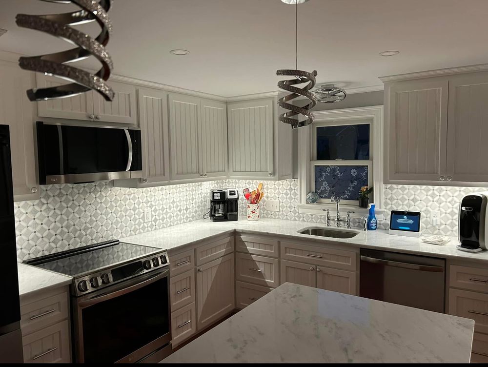 Lighting Installs for Ryan Crowley, Journeyman Electrician in Wareham, MA