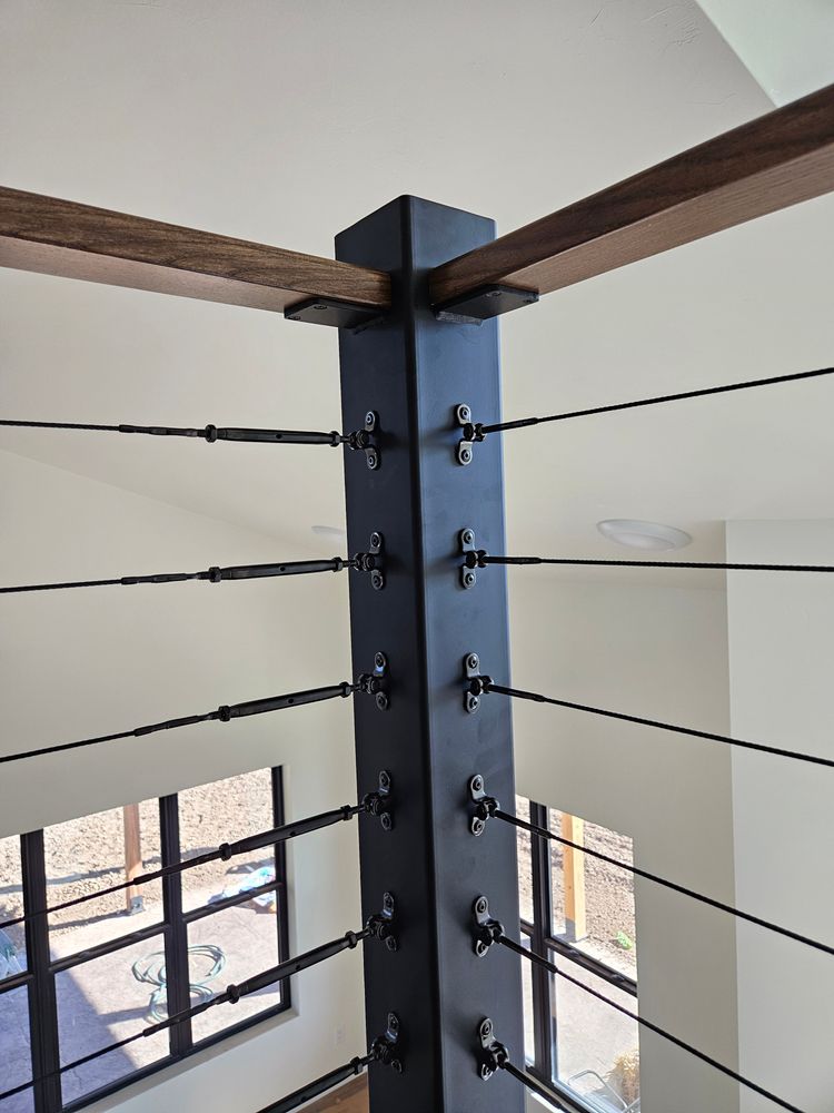 Interior Railing  for Timber Concepts  in Abrams, WI