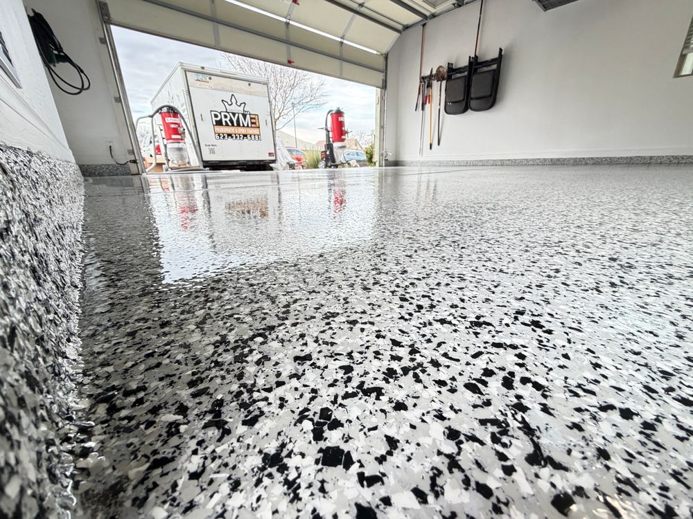 Polyaspartic & Epoxy Garages for PRYME EPOXY LLC in Mayer, AZ