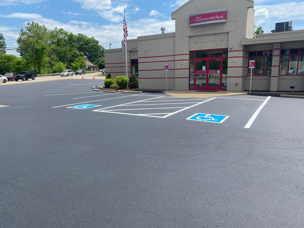 Asphalt Parking Lot Construction for Kuntz Property Maintenance in Homer City, PA