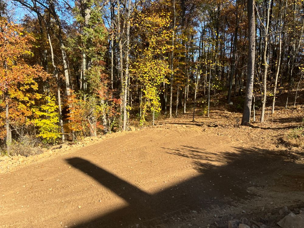 Grading for Schrock’s Land Management in Northern Virginia, Shenandoah Valley, VA