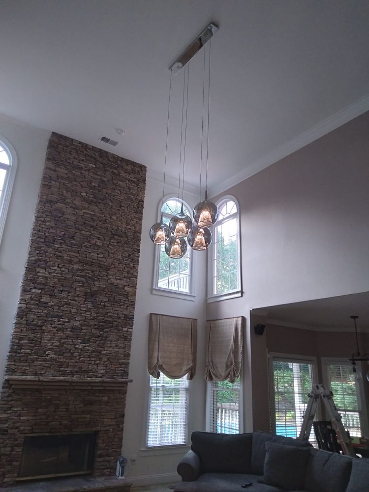 "Our Light Fixture Installation service offers professional and hassle-free installation of a wide range of light fixtures, enhancing your home's ambiance and functionality effortlessly. for Atlanta Home Installations in Lawrenceville,  GA