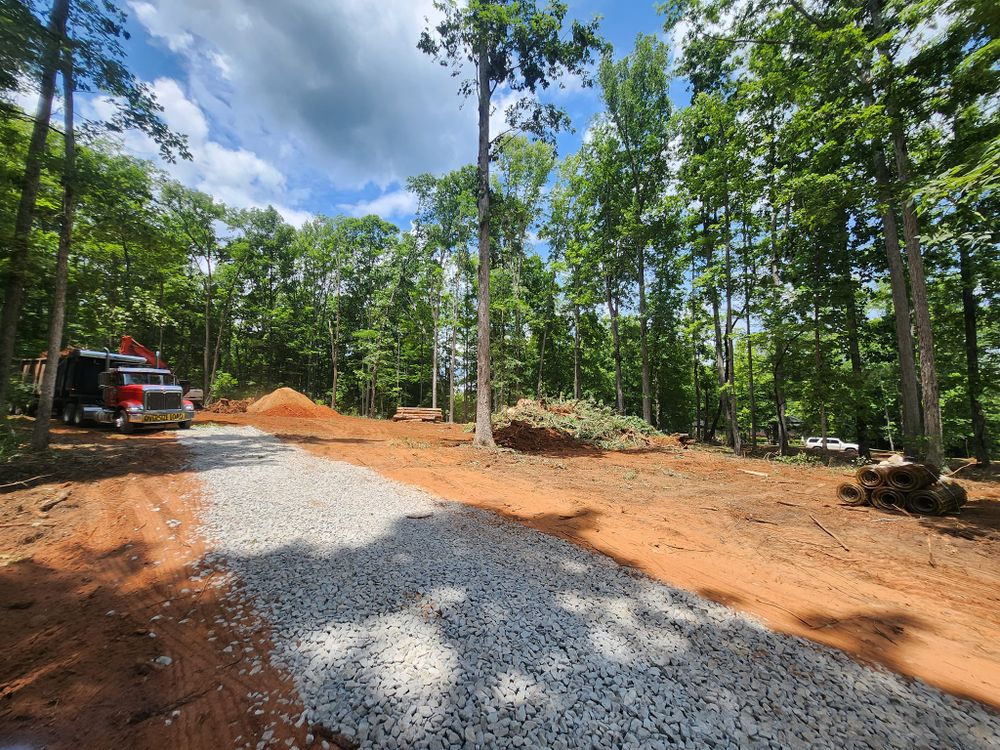 Excavating for Tri Services in Milledgeville, GA