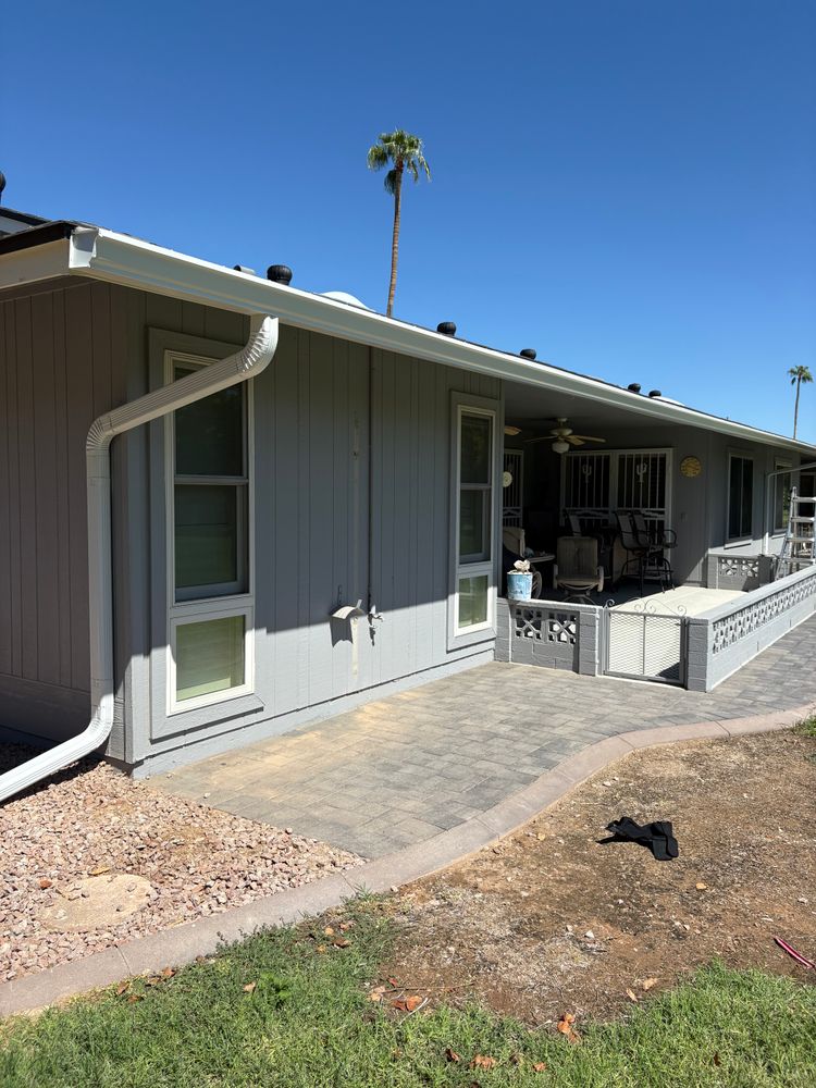 Upgrade your home with our Seamless Gutter Install service, expertly designed to protect your property from water damage. Our high-quality gutters, combined with the best gutter guards, ensure optimal functionality and durability. for Copper State Rain Gutters in Glendale, AZ