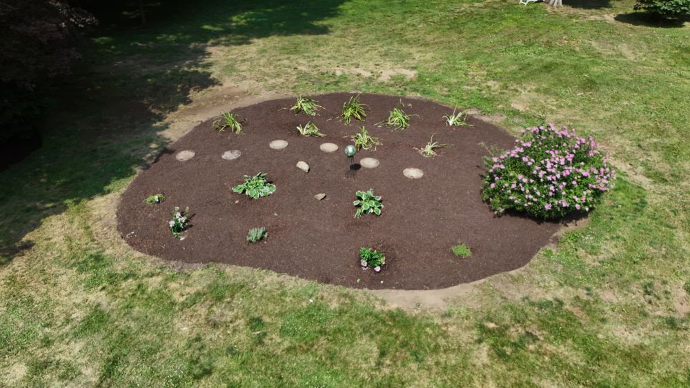 Landscape & Bed Design for Ace Landscaping in Trumbull, CT