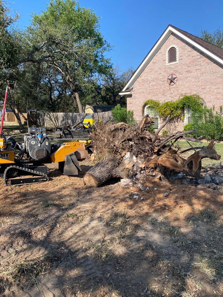 Our stump removal service eliminates unsightly, hazardous tree stumps quickly and safely, improving your yard’s appearance, reclaiming usable space, and helping prevent pests, regrowth issues, and landscaping obstacles. for West Stump Grinding in Temple, TX