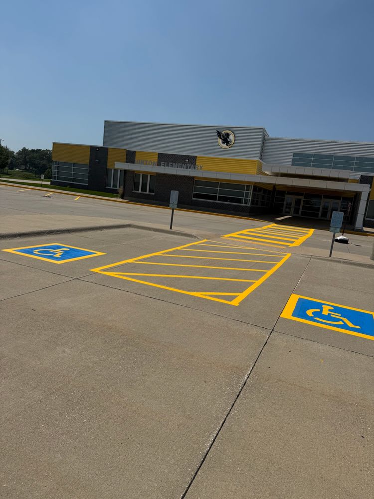 All Photos for Midwest Line Striping LLC in Spirit Lake, IA
