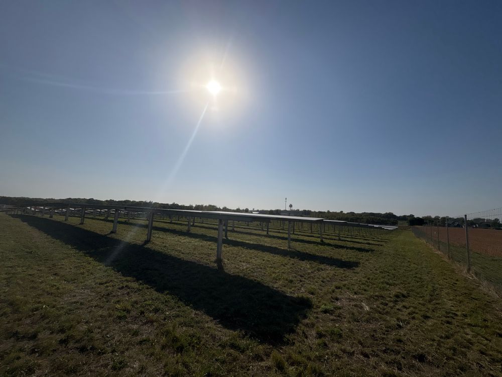 Our Solar / CRP Mowing service expertly maintains your property's solar panels and conservation land, ensuring optimal efficiency and compliance with environmental regulations through sustainable mowing techniques. for Premier Services in New London, MN
