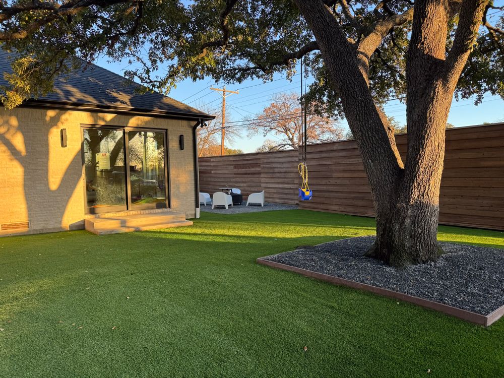 Turf & Landscaping for Walker Custom Exteriors in Dallas, TX