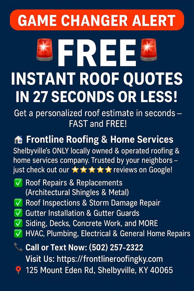 Other Services for Frontline Roofing & Home Services in Shelbyville, KY