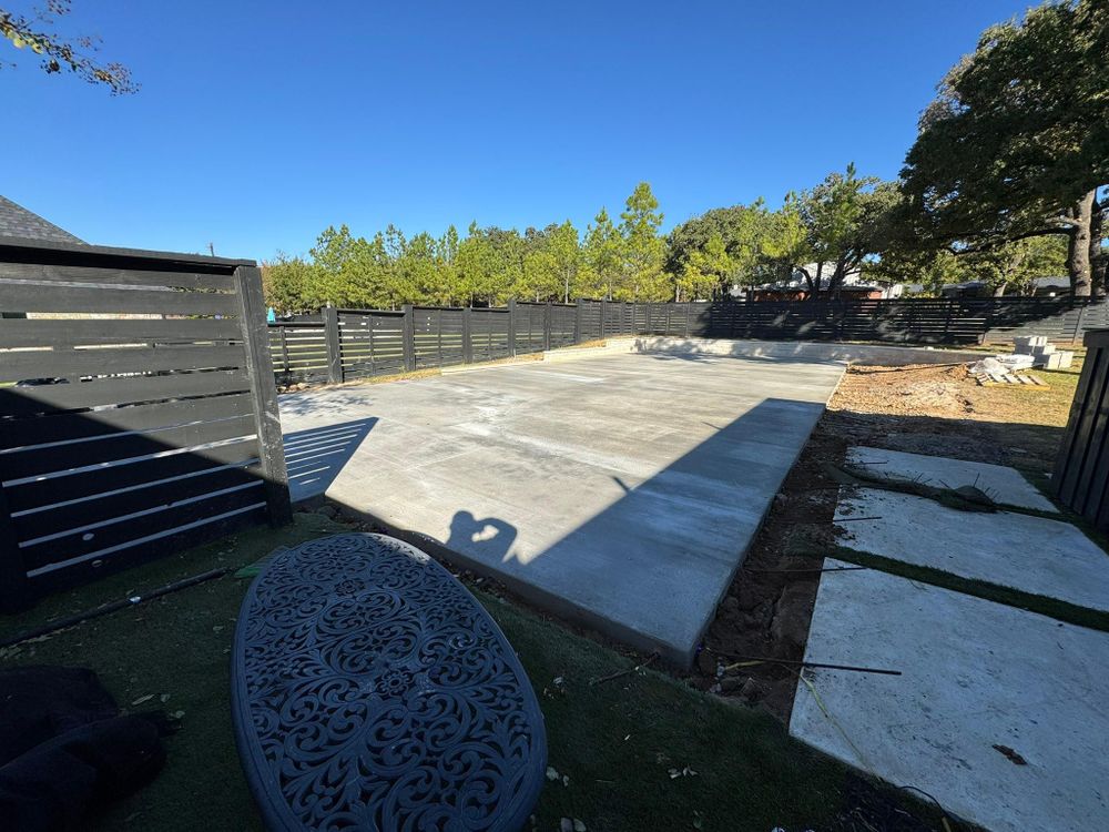 Concrete Work for Founded Improvements in Benbrook, TX