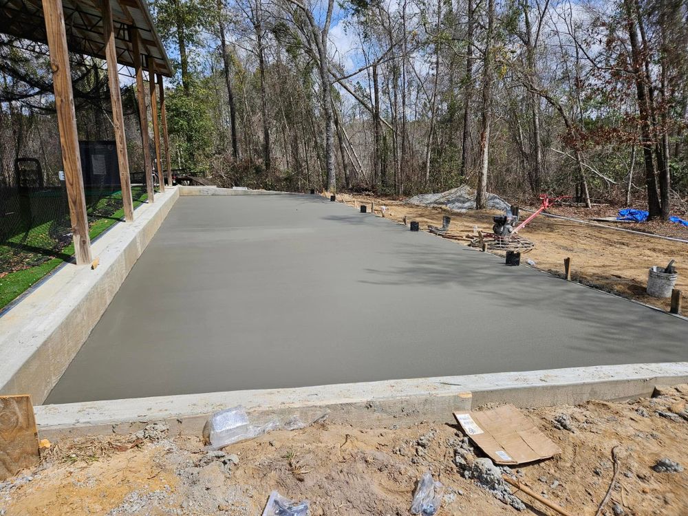 Enhance your outdoor living space with our expert patio design and installation services, offering durable, stylish solutions tailored to complement your home's aesthetic while maximizing functionality and comfort. for Quality Flatwork & Concrete Construction in Dublin, GA