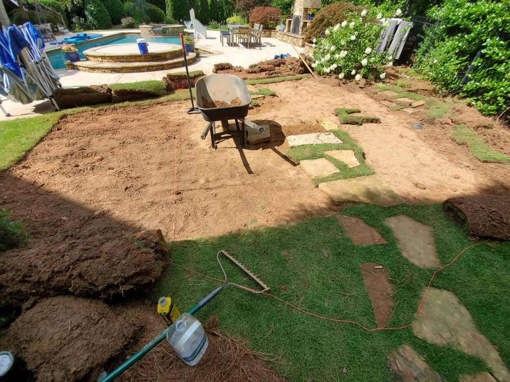 Mulch Installation for Zambrana Landscaping in Cobb County, GA