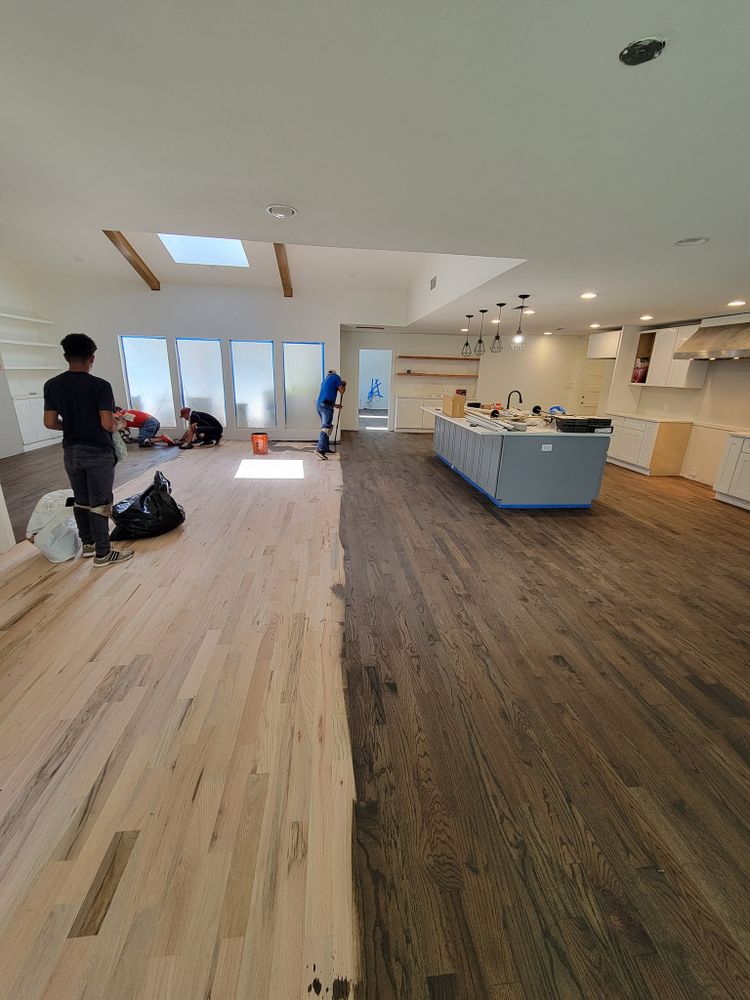 Our Floor Repair service restores beauty and functionality to damaged floors, addressing issues like scratches, dents, or water damage with expert craftsmanship to ensure lasting quality and satisfaction for your home. for Doctor Wood Floors LLC in Dallas, TX