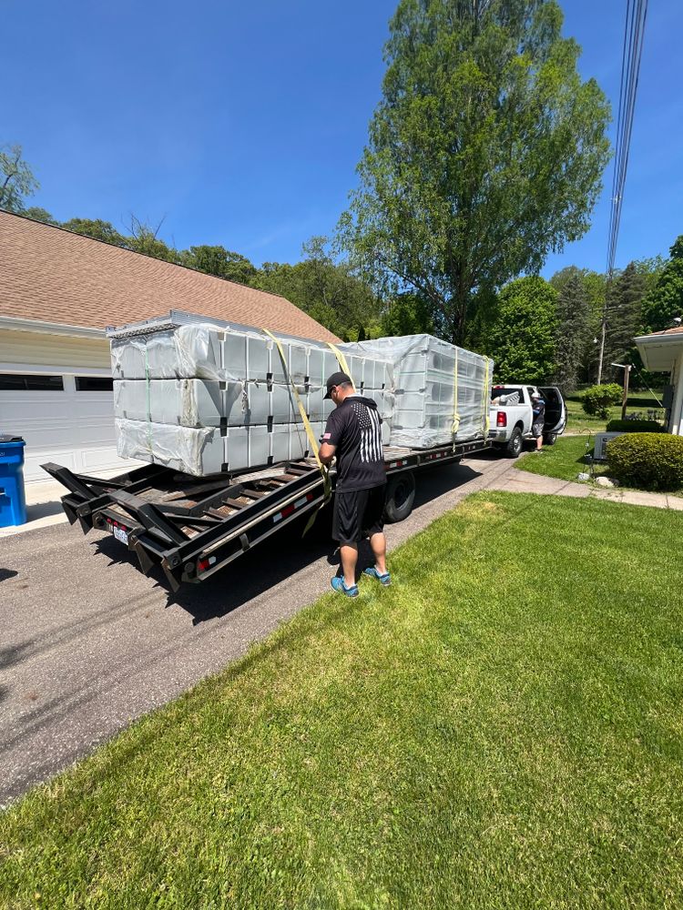 Boat lift Installation for Wagner's Lift and Dock Shop LLC in Watervliet, MI