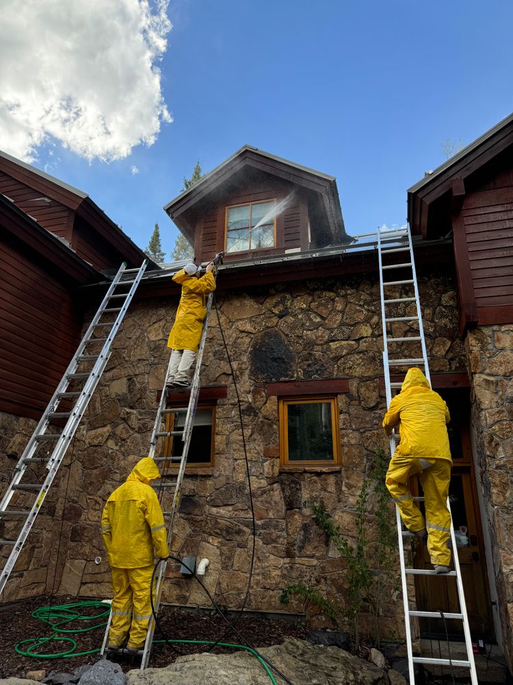 Snow-Power Wash-Set Ups for Mountain Custom Painters LLC in Western Slope, CO