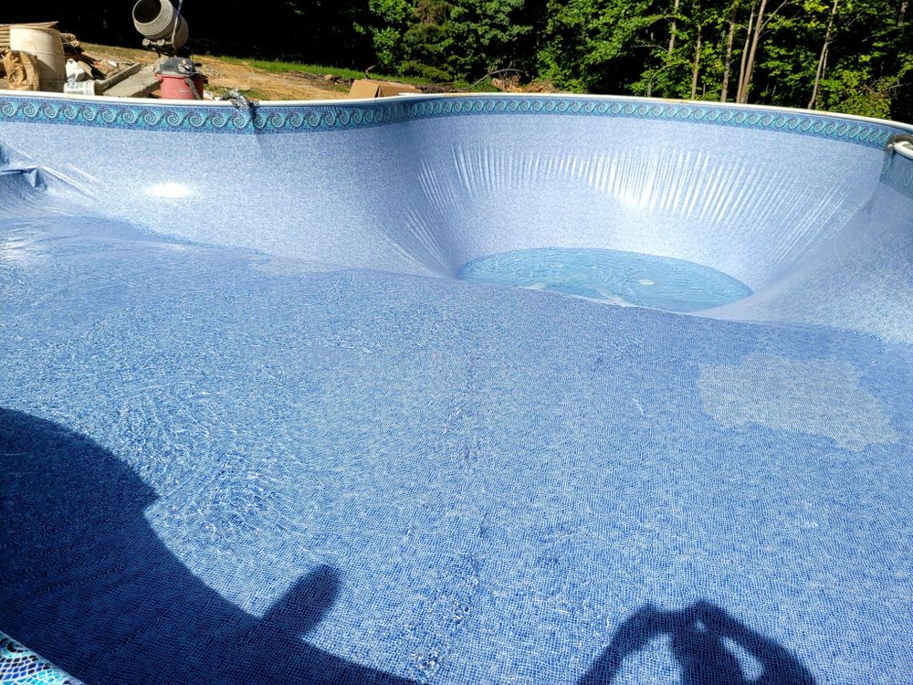 New Pool Construction for T & J Pools & Construction in Bumpass, VA