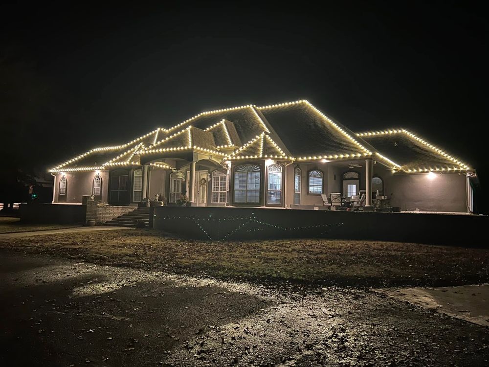 Enhance your home's festive charm with our Christmas Lights service. We professionally design, install, and maintain stunning displays tailored to your style, ensuring a hassle-free holiday season with dazzling decorations. for Watkins Home Renovations in Carrollton, TX