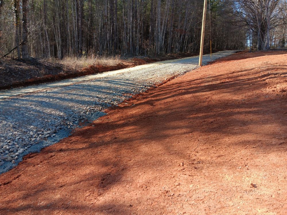 Excavating for Baldwin Grading of NC in Pilot Mountain, NC