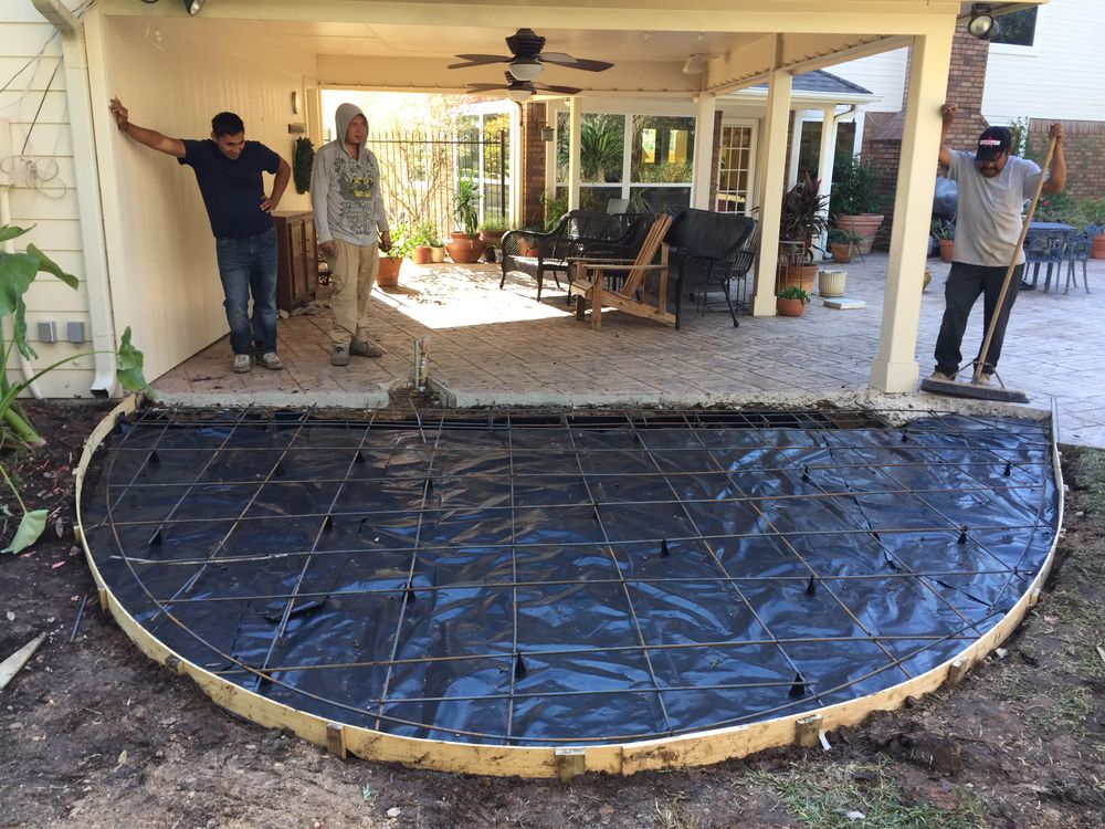 Patios for Texas Curb N Borders in Houston, TX