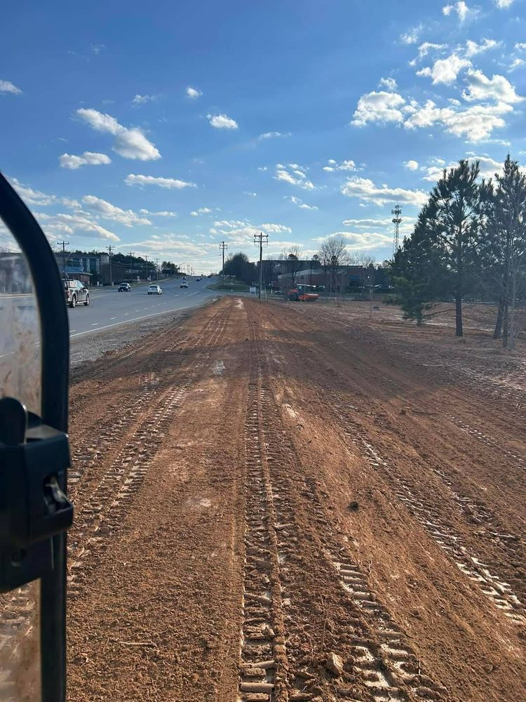 Excavating for CST Dirt Solutions in Rowan, NC