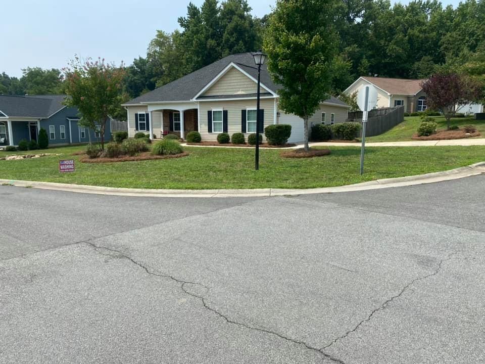 Mulching for America's Top Pick Lawn & Landscaping in Gastonia, NC