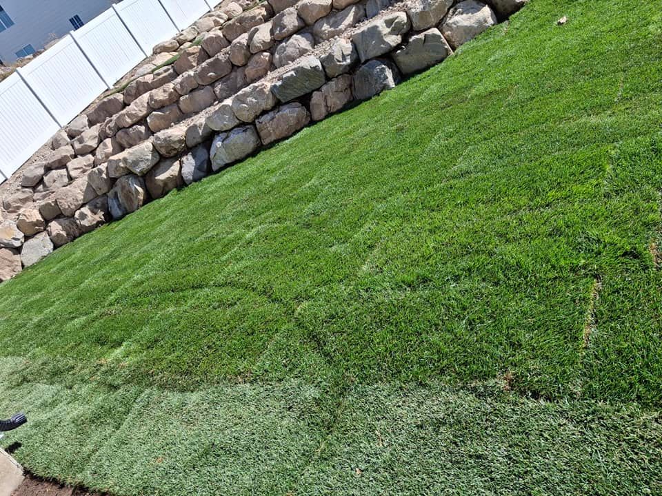 New Sod for Logan River Landscaping in Logan, UT