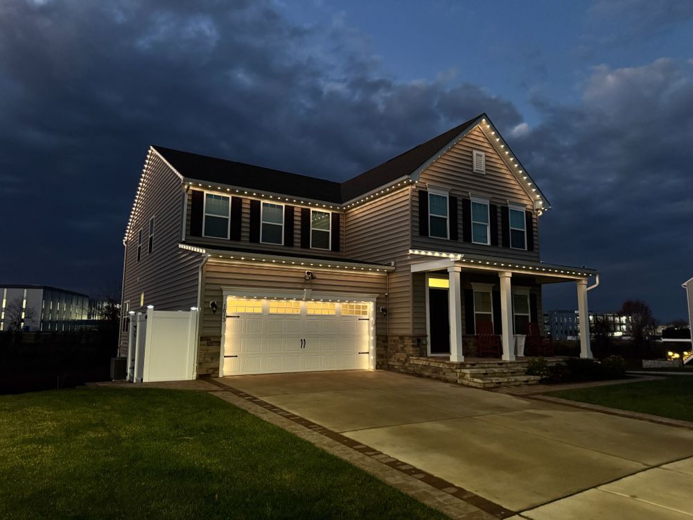 Permanent Lighting for Happy Holiday Christmas Lighting in Mullica Hill, NJ