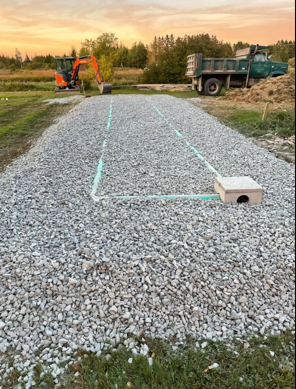 We offer traditional stone bed, and eljen unit septic systems for Sweetser Excavation LLC in Presque isle, ME