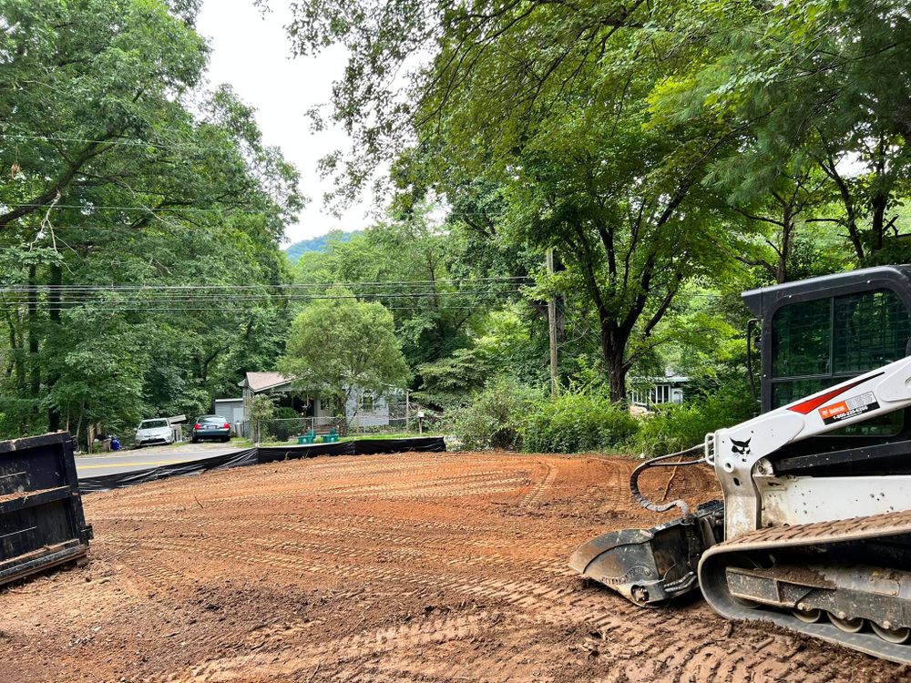 Land Clearing for Elias Grading and Hauling in Black Mountain, NC