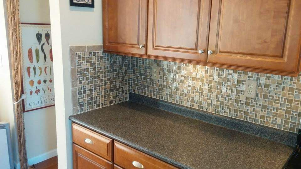 Tile work for John Colvin's Home Improvement in Modoc,  IN