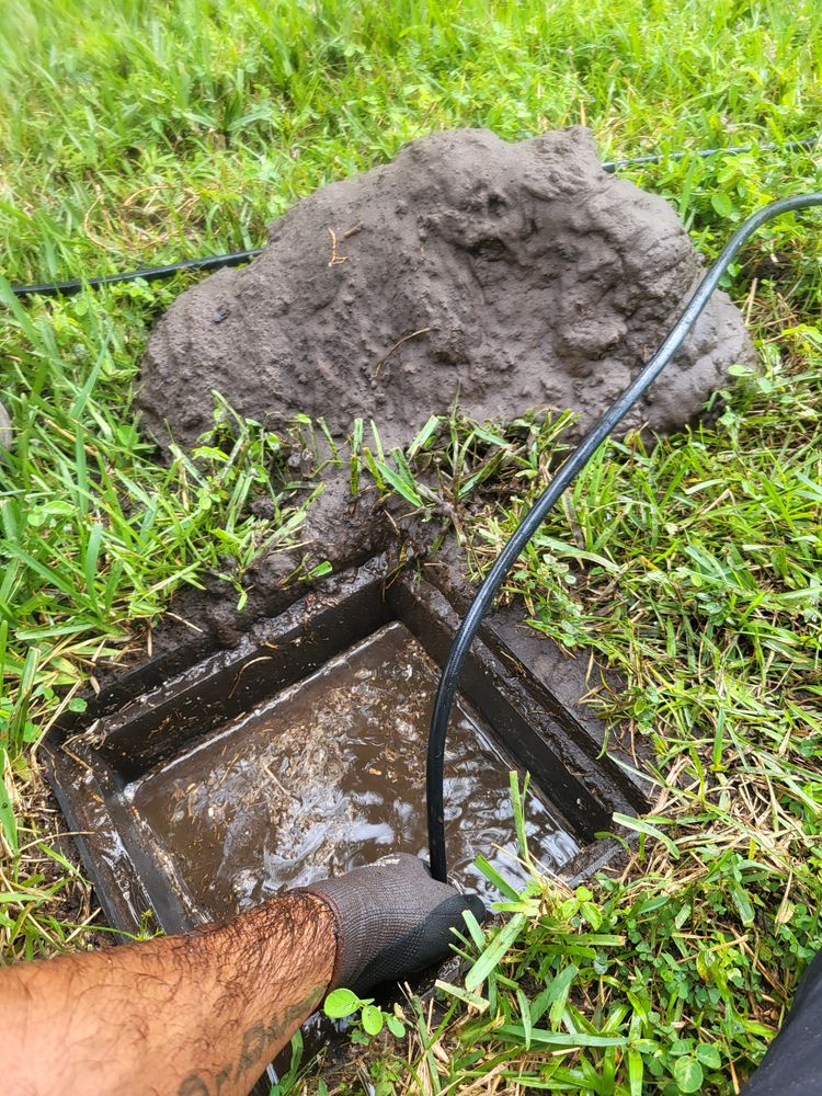 HYDRO JETTING for Sam's French Drains and Landscape in Orlando, Florida