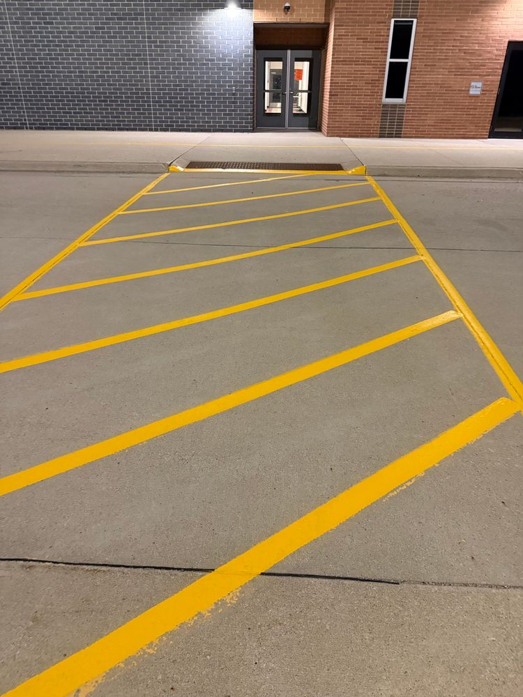 All Photos for Midwest Line Striping LLC in Spirit Lake, IA