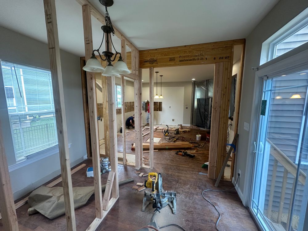 Parkside - deck & kitchen for Thomas J. Gorman Construction in Middletown, DE