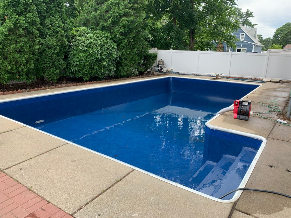 Construction for Full Service Pools in Andover, MA