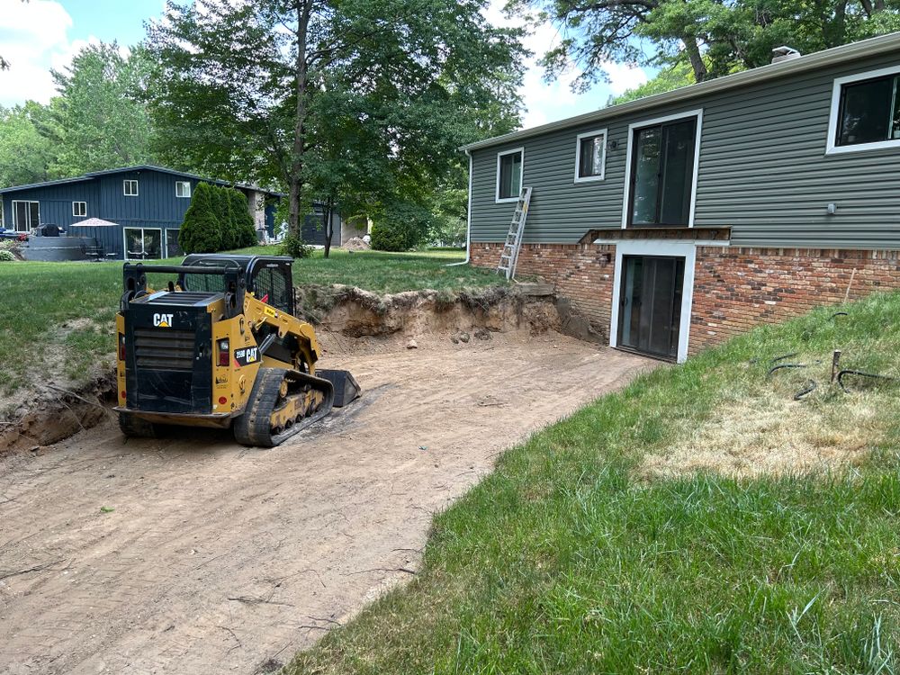 Grading for Steed's Lawn and Landscape LLC in White Lake, MI